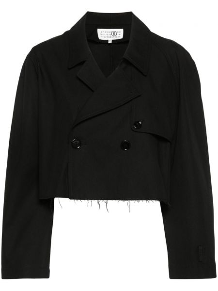 Bavlnená bunda Mm6 Maison Margiela čierna