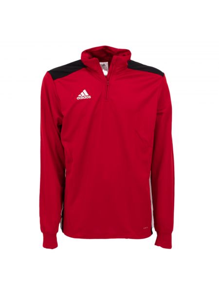 Пуловер на молнии Adidas красный