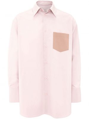 Риза с джобове Jw Anderson розово