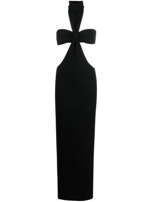Μάξι φόρεμα Mônot μαύρο