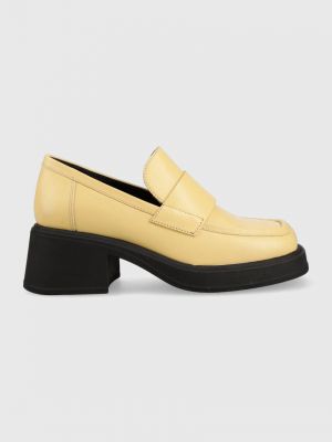 Ниски обувки с висок ток Vagabond Shoemakers жълто