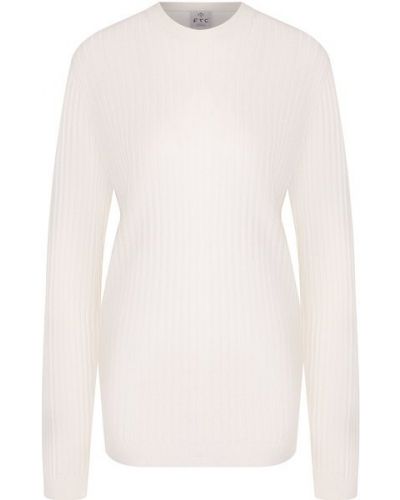 Кашемировый пуловер однотонный Ftc, белый