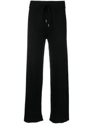 Pletené sportovní kalhoty Woolrich černé