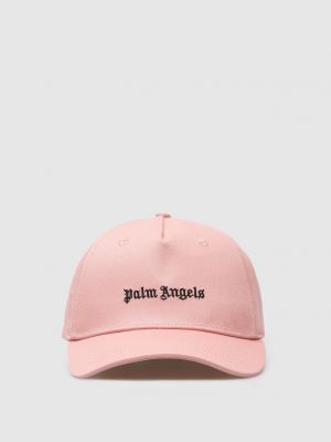 Розовая кепка с вышивкой Palm Angels