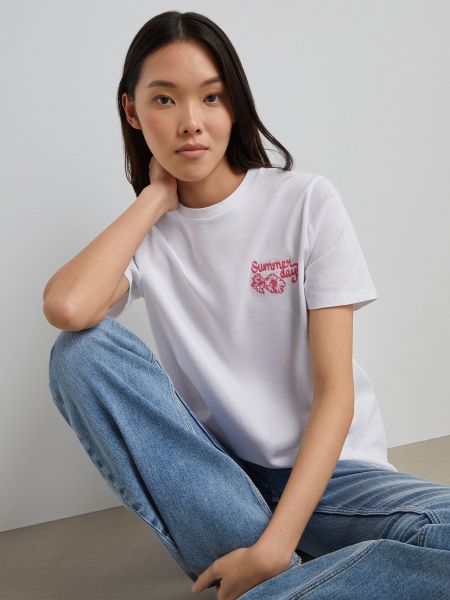 Camiseta con estampado Easy Wear rosa