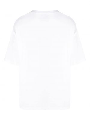 Bavlněné tričko s potiskem Yoshiokubo bílé