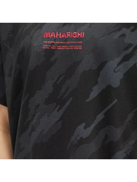 Камуфляжная футболка Maharishi черная