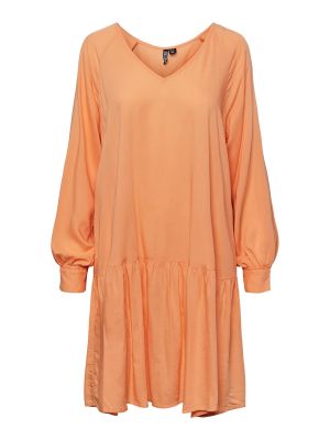 Mini haljina Pieces narančasta