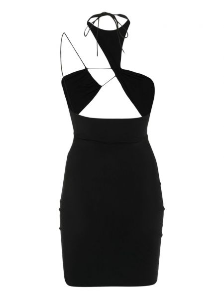 Asymetrické mini šaty Amazuìn černé