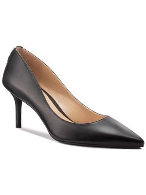 Полуотворени обувки с ток с ток Lauren Ralph Lauren черно