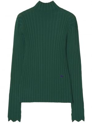 Пуловер Burberry зелено