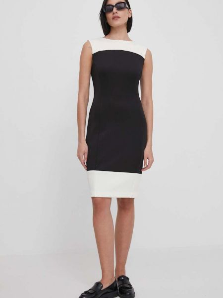 Uska mini haljina Calvin Klein crna