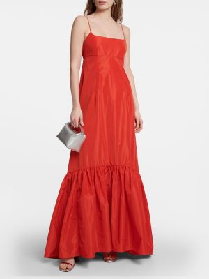 Dlouhé šaty Staud červená