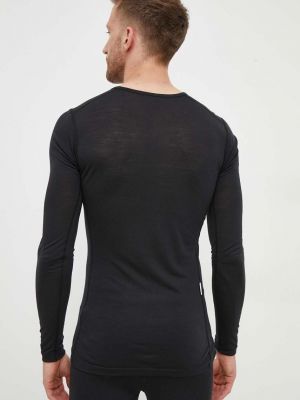 Tricou cu mânecă lungă din lână merinos Adidas Terrex negru