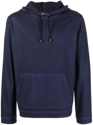 Kašmyro džemperis su gobtuvu Colombo mėlyna