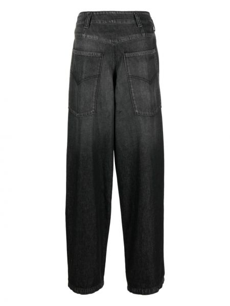 Jeans skinny baggy con borchie Bluemarble nero