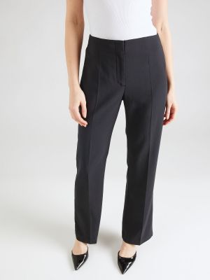 Pantaloni plissettati Abercrombie & Fitch nero