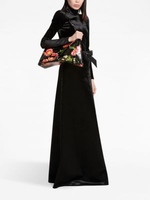 Slingback geblümte umhängetasche mit print Balenciaga schwarz