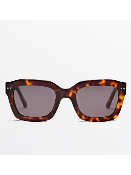 Очки солнцезащитные Massimo Dutti коричневые