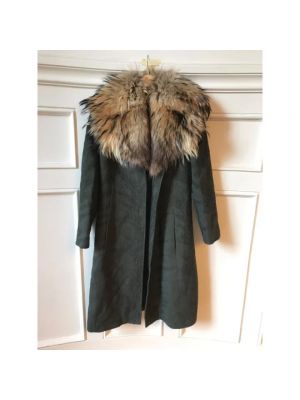 Abrigo de lana Valentino Vintage verde