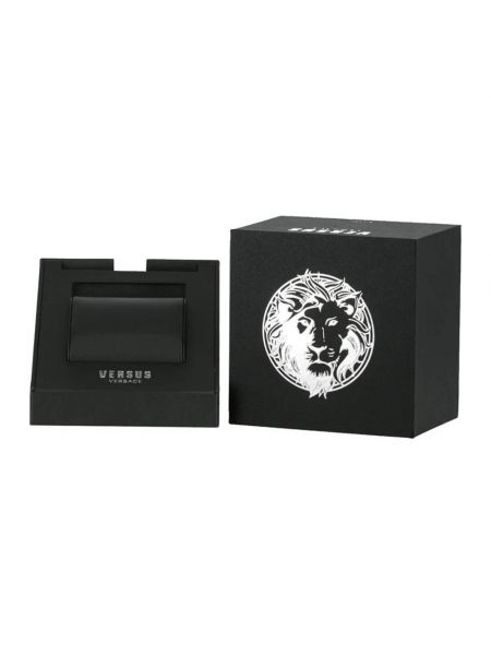 Relojes de cuero Versus Versace negro