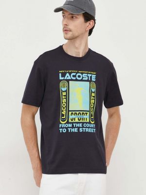 Тениска с дълъг ръкав с принт Lacoste