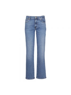 Proste jeansy 7 For All Mankind - Niebieski