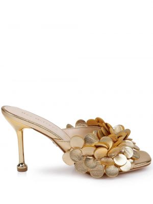 Usnjene nizki čevlji Dee Ocleppo zlata