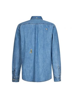 Koszula jeansowa Nick Fouquet niebieska