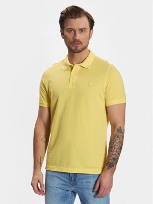 Polo marškinėliai United Colors Of Benetton geltona