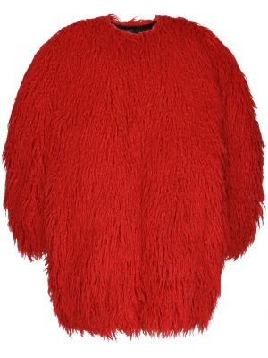Cappotto oversize Dolce & Gabbana rosso