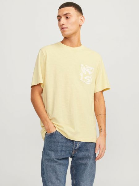 Тениска Jack & Jones жълто