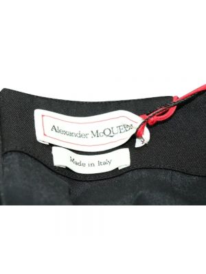 Falda de lana Alexander Mcqueen Pre-owned negro