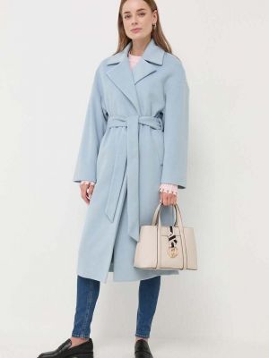 Płaszcz oversize Silvian Heach niebieski