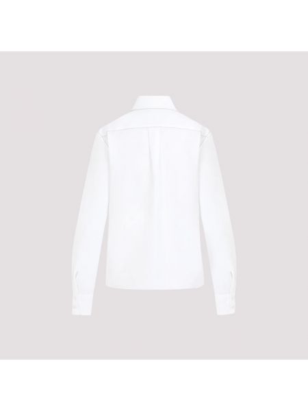 Camisa de algodón Fabiana Filippi blanco