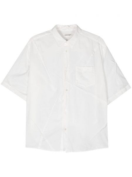 Priehľadná košeľa s vreckami Undercover biela
