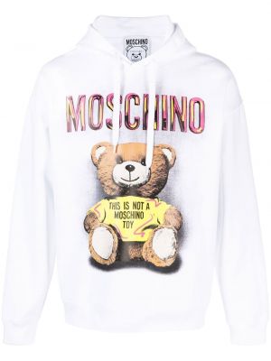 Hoodie Moschino vit