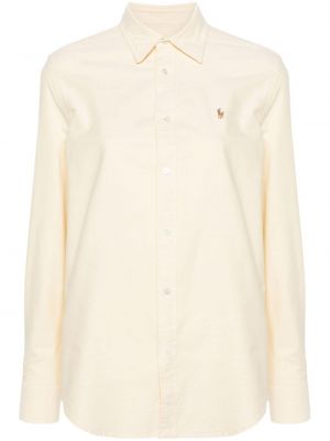 Slip-on памучна поло тениска бродирана Polo Ralph Lauren