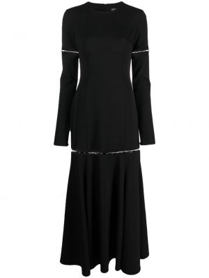 Sukienka długa Del Core czarna