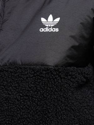 Flīsa dūnu jaka Adidas Originals melns