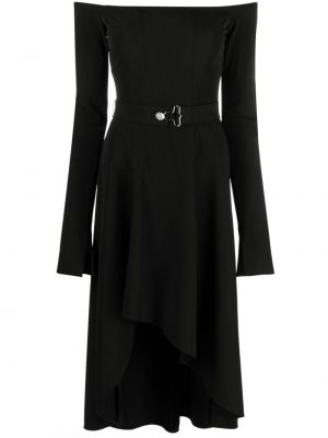 Koktejlové šaty Moschino Jeans černé