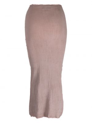 Midi sukně Marc Le Bihan fialové