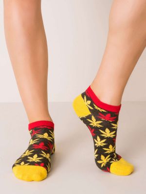 Ponožky Fashionhunters khaki
