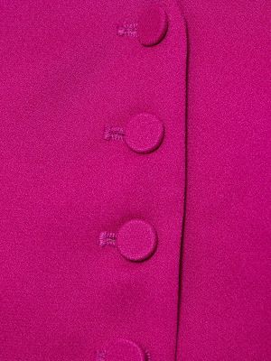 Krepa satīna veste The Andamane rozā