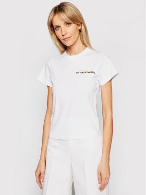 Marškinėliai Victoria Victoria Beckham balta