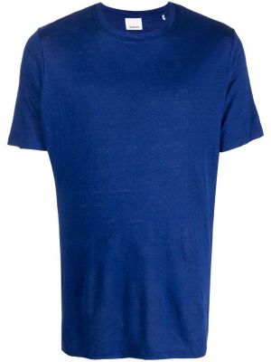 Ленена тениска Marant синьо