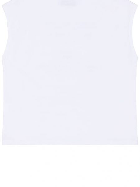 Camicia con stampa Fiorucci bianco