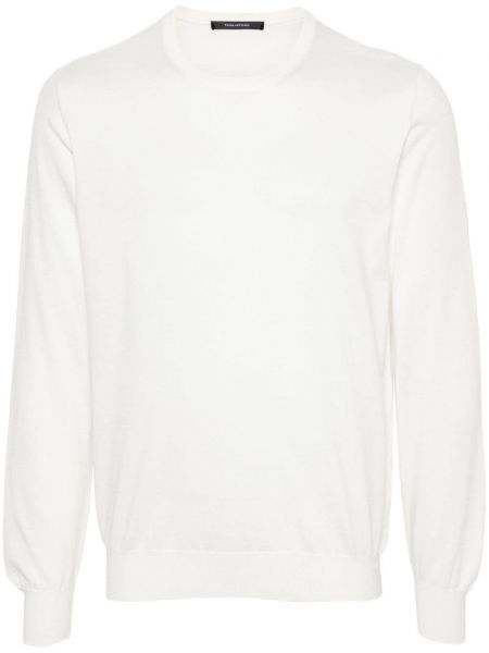 Дълъг пуловер Tagliatore бяло