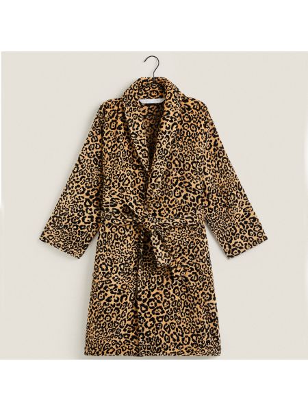 Жаккардовый леопардовый халат Zara Home
