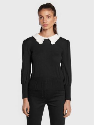 Пуловер Luisa Spagnoli черно